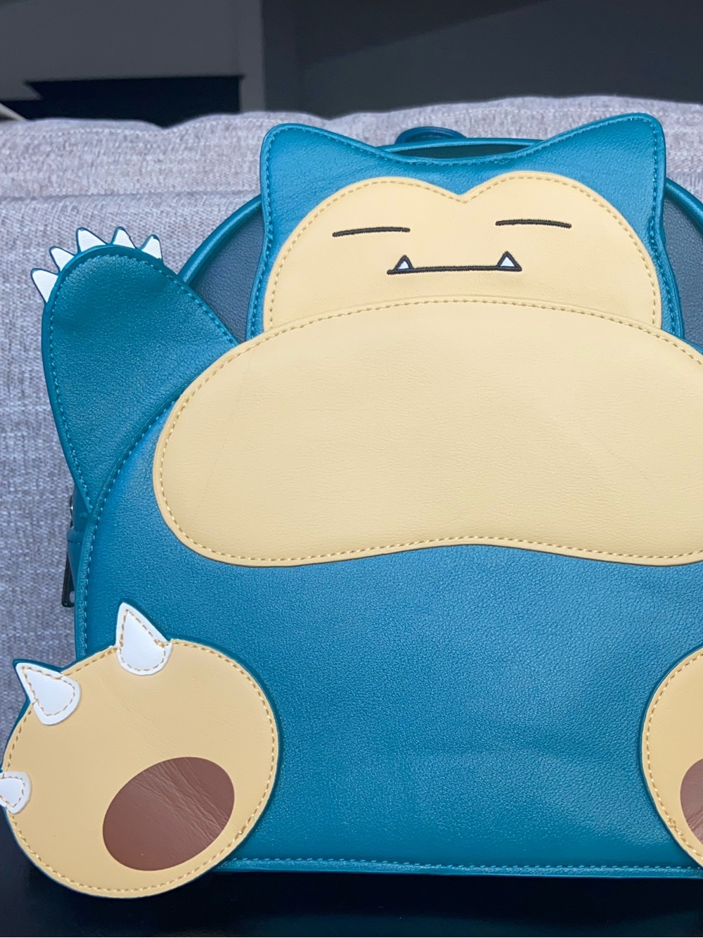 Loungefly Pokémon Snorlax Teal and Cream Mini Backpack— GREAT CONDITION!